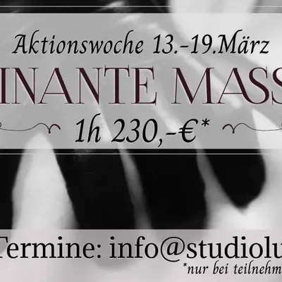 Aktionswoche Dominante Massage 13. bis 19. März 2023