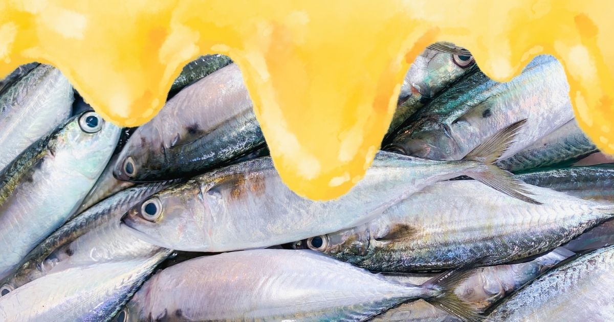 Fische. Mit Butter.