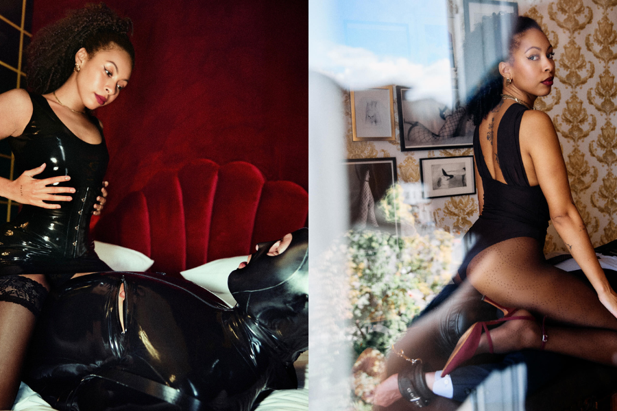 Nadirah Khalisa doing facesitting in berlin and teasing her sub